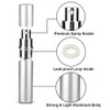 Zingso Refillable Travel Perfume Atomizer Bottles, 3 Pcs 6ml, Mini