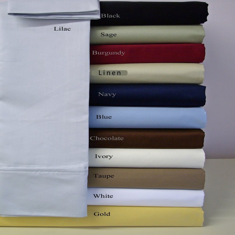 Royal Hotel Bedding Solid White 4pc Queen Waterbed-Sheets 100% Brushed