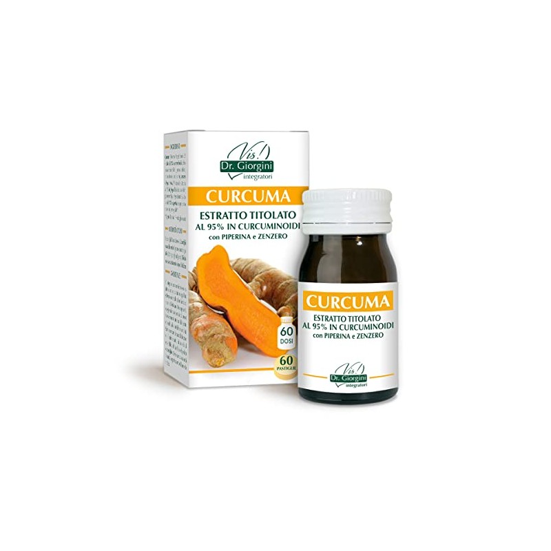 Dr Giorgini CURCUMA ESTRATTO TITOLATO AL 95% IN CURCUMINOIDI con
