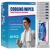 30 Pack Extra-Thick Cooling Wipes for Instant Refreshment