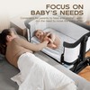 BabyBond Baby Bassinet, 3 in 1 Bassinet Bedside Sleeper with