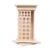 Wooden Rotating Essential Oil Bottle Holder Classification Display Stand Rack