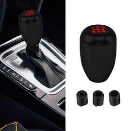 Wedcool Shifter Knob, Gear Shift Knob, Shift Lever Knob, Weighted Shift Knob 5 Speed, Car Stick Shift Knob with Adapter, Aluminum Alloy Manual Shift Knob, Car Interior Accessories for Cars (Black)