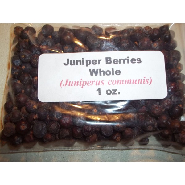 Juniper 1 oz. Juniper Berries Whole (Juniperus communis)