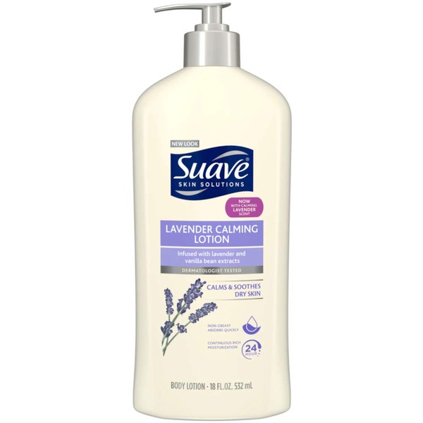 Suave Body Lotion Lavender Vanilla, 18 Fluid Ounce (Pack Of 2)