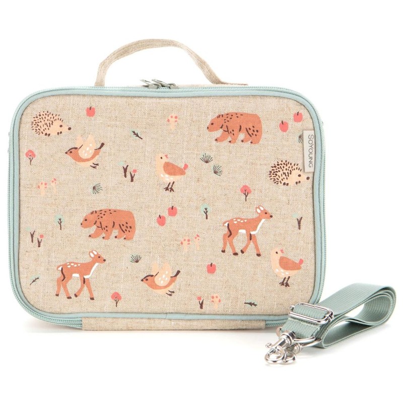 SoYoung Insulated Lunch Box - Toxin Free Lining, Washable Linen
