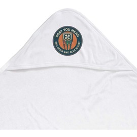 Azeeda 'RGB. You Mean Red, Green and Blue Wires' Baby Hooded Towel (HT00035135)