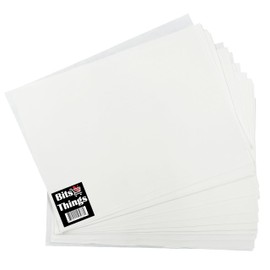Bits N Things 9" x 12" Steak Paper Sheets | Butcher Paper | Wax Coated | Made in America | Pack of 500 (White)