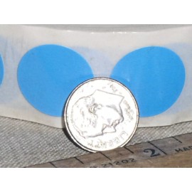ULINE SEALED 1000 ROLL ULINE BLUE 3/4" REMOVABLE ADHESIVE CIRCLE DOT LABELS STICKERS