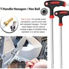 KEWAYO 3 PCS T-Handle Allen Wrench Set 4mm、 5mm 、6mm