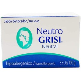 Jabón Neutro Grisi  Grisi Neutral Soap, 3.5 Oz, Pack of 2                                                                                             