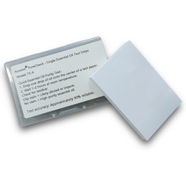 Aovemt Essential Oil Purity Test Strips – 60-Pack with Box, Detect Additives in 2–3 Hours, Easy at-Home Use, Works with All Oils