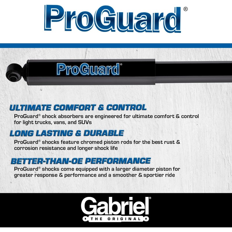 Gabriel 61595 ProGuard Rear Shock Absorbers for 03-11 Ford E-150,
