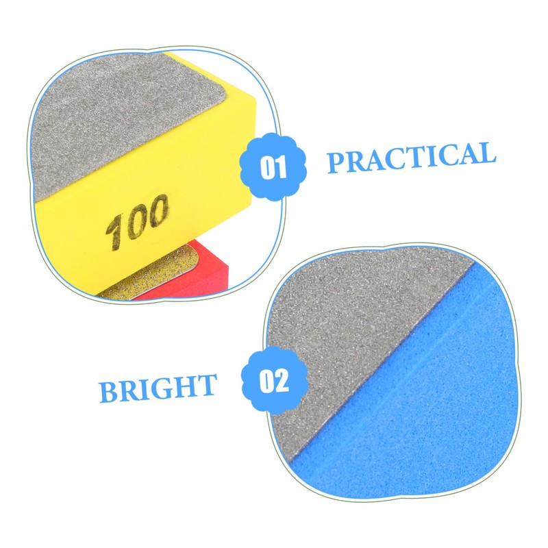VILLFUL 4pcs Hand Polishing Pads Sanding Blocks for Ceramic Tile