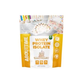 SDC Nutrition About Time Whey Protein Isolate, Birthday Cake, 2 Pound                                                                                 