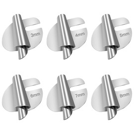 FOCCTS 6PCS Universal Sewing Rolled Hemmer Foot, 3-8mm Wide Rolled Hem Pressure Foot Sewing Machine Presser Foot, Sewing Accessories & Tools for Sewing Machine