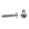 Prime-Line 9003550 Machine Screws, Round Head, Phillips/Slotted Combination Drive, #8-32