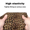 Gomyblomy Leopard Print Rollator Walker Seat and Backrest Covers Dust