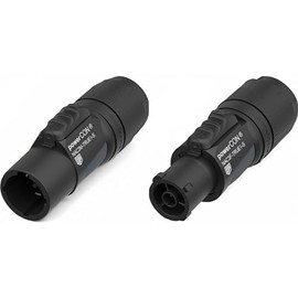 1 Each NEUTRIK NAC3M-TRUE1-S & NAC3F-TRUE1-S 20A Power in/Out Cable End