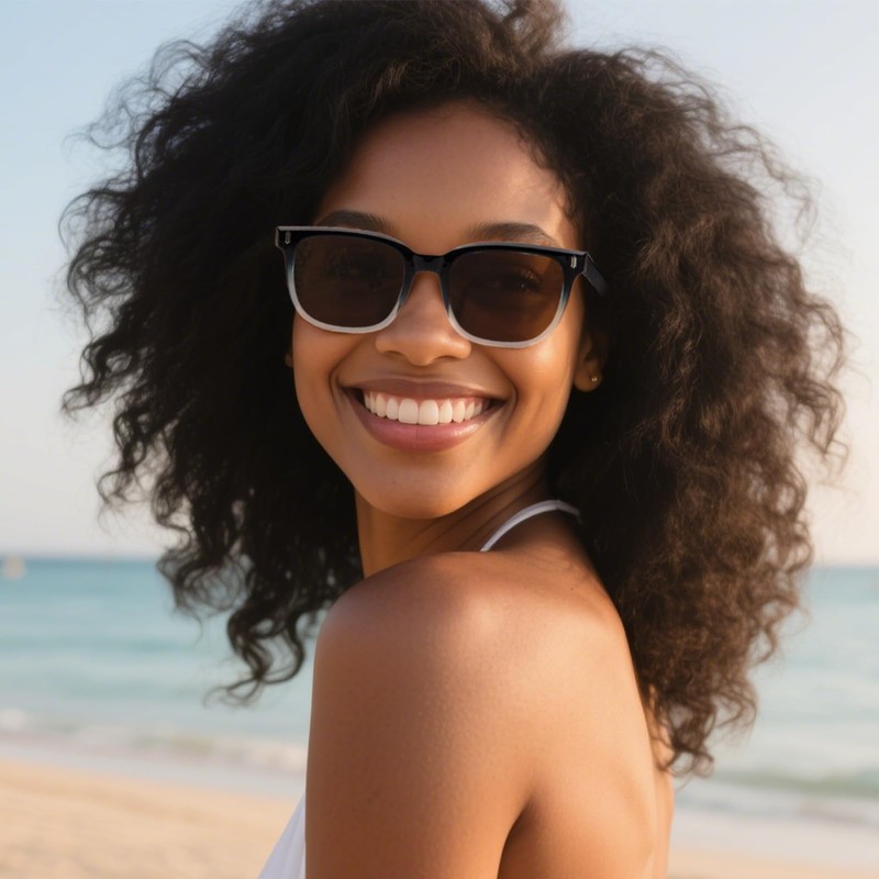 Epavouos Reading Sunglasses for Women Oversized Lenses Blue Light Blocking