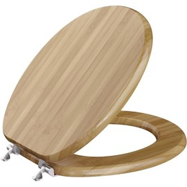 Comfort Seats C3B2R220BN Toilet Seat, Round, Rattan Bamboo