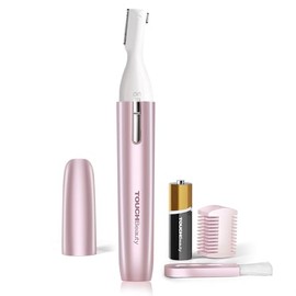 TOUCHBeauty Recortador de cejas para mujeres, Moldeador de cejas de precisión sin dolor, Maquinilla removedora de vello en forma de bolígrafo para car