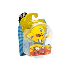 Fart Ninjas ,Rear Rumbler Series 9 Collectible Figures,10 Hilariously Realistic Fart Sounds,Ages 5+ Gifts & Toys 8 to Collect, Yellow