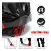 Casco De Bicicleta Con Accesorios De Ciclismo Luz Trasera