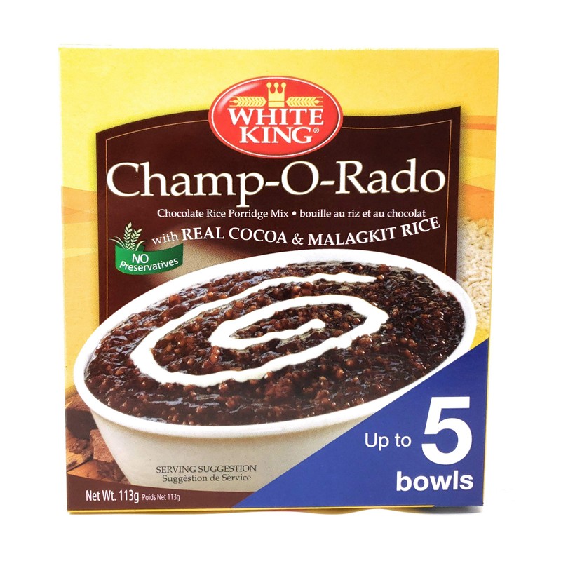 White King Champ-O-Rado Chocolate Rice Porridge Mix (3 Pack, Total