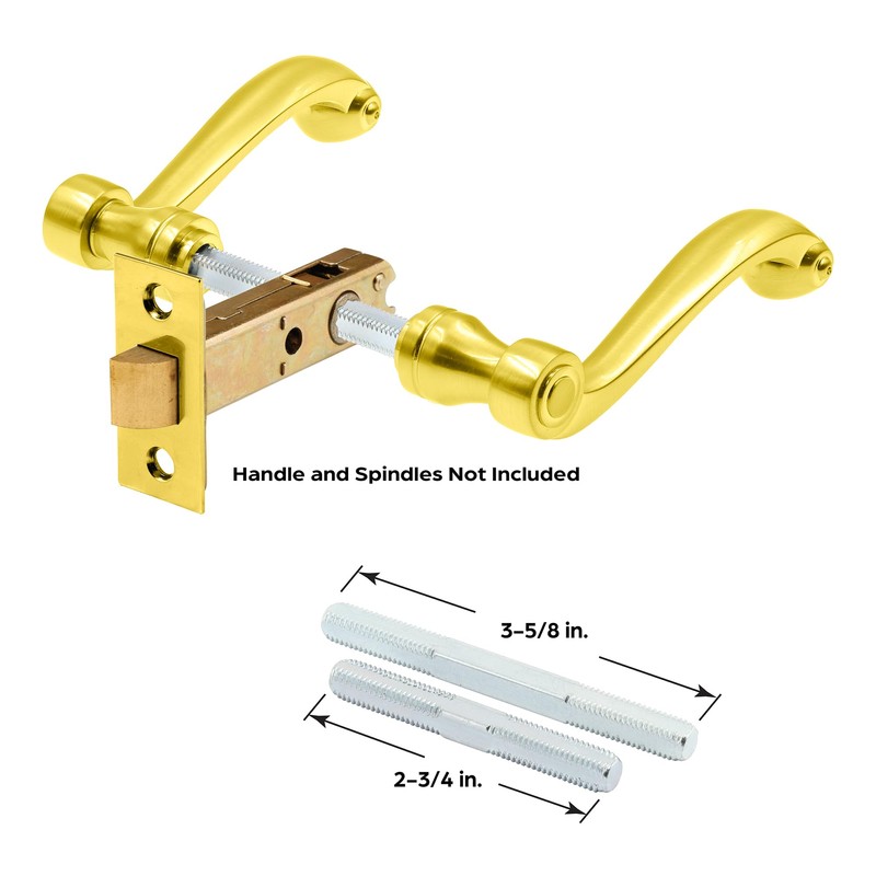 Prime-Line E 2281 Passage Door Latch, 9/32 In. and 1/4