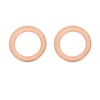 X AUTOHAUX 14 mm Banjo Hose Bolt Washer Fitting Metal