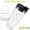 Replacement 24oz Blender Cup with Sip & Seal Lid For