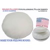Mybecca 16" Round Pillow Insert Sham Form Polyester Premium Hypoallergenic