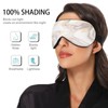 xigua White Marble Sleep Eye Mask Breathable Soft Light Blocking