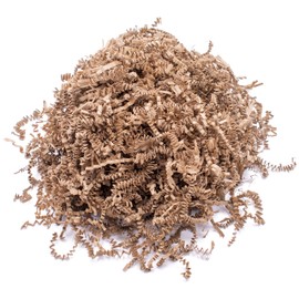 Stephanie Imports Made In USA Crinkle Cut (Zig Fill) Shredded Paper 2 lbs (Brown Kraft)