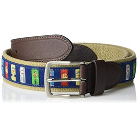 Pebble Beach Mens Belt, Navy, 34