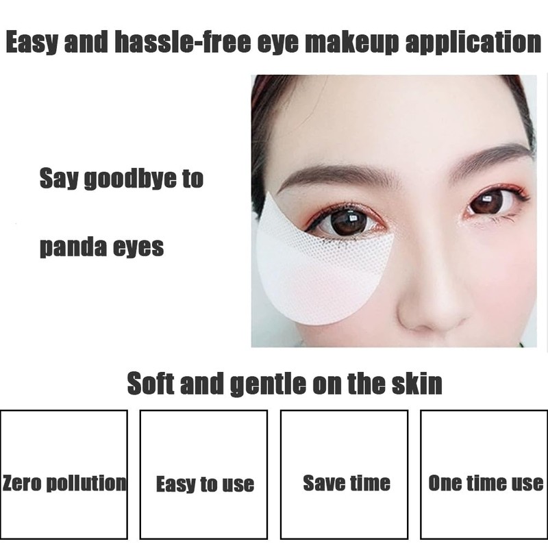 LJFEA Eyeshadow Protector Pads, Pack of 100 Eyeshadow Shields, Patches,