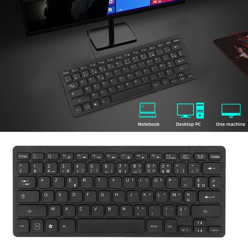 78 Keys Language Ultra Thin Keyboard Plug and Play Splash