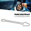 ANKROYU Double Ended Self Tightening Wrench, Steel Double Ended Wrench,