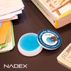 Nadex 12 Pack Fingertip Moistener Pads, Blue - Non-Slip Counting