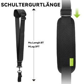 HAFRILY Shoulder Strap Adjustable Brush Cutter Strap Removable Shoulder Strap Brush Cutter for Most Lawn Mowers for Ryobi Stihl, Einhell EGO AP1500 56V etc