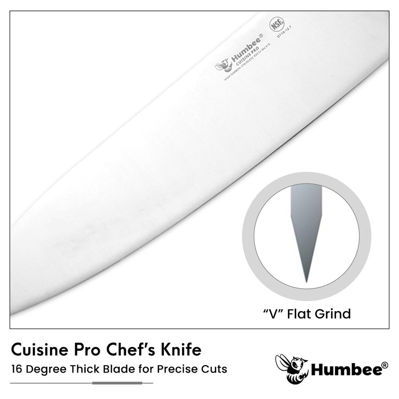 Humbee 12-Inch Chef Knife Razor-Sharp Blade Kitchen Knife with Comfortable