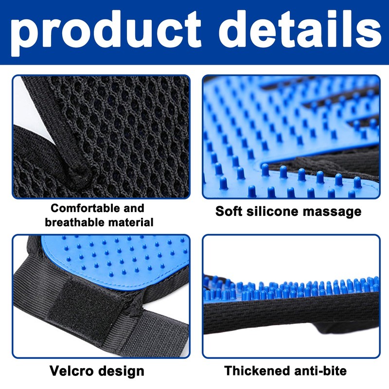 KFSCIP 3 Pcs Pet Hair Removal Glove, Pet Hair Remover