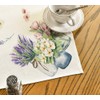 Artoid Mode Flower Vase Tulip Lavender Spring Table Linen Summer