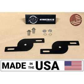 StreetRays [SR] Add-On Dual Pod LED Light Mounting Brackets Truck SUV Hood Hinge A-Pillar
