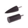 TEHAUX 2pcs Ebony Leather Burnisher Electric Polished Tools for Crafting