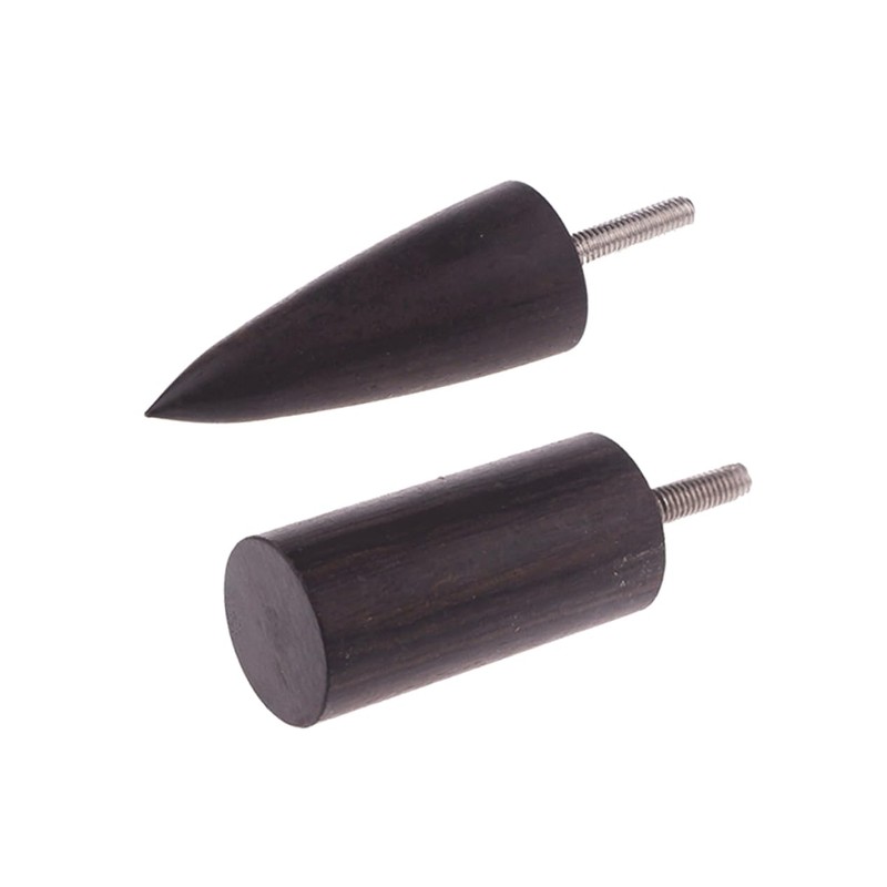 TEHAUX 2pcs Ebony Leather Burnisher Electric Polished Tools for Crafting