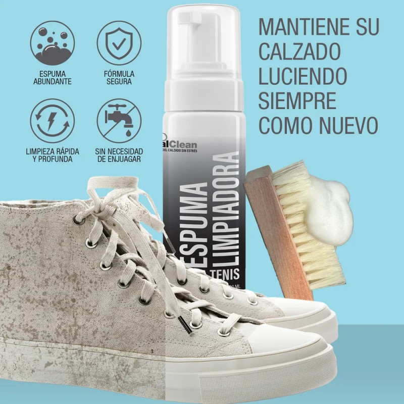 Kit De Limpieza De Tenis Tela & Piel Limpiador En