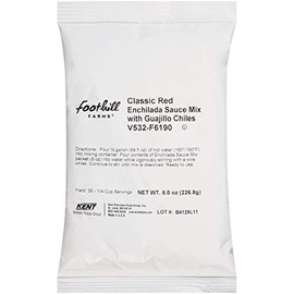 Foothill Farms Classic Red Enchilada Sauce Mix With Guajillo Chiles, 8 Oz Bag (Pack Of 8)