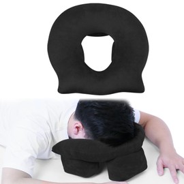 Auliaory Face Down Pillow for Sleeping - Face Down Pillow After Eye Surgery, BBL Pillow for Sleeping, Face Down Prone Cushion, Home Massage Pillow, Vitrectomy Retinal Recovery Equipment, Black